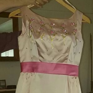 Taffeta dress, circa 1950